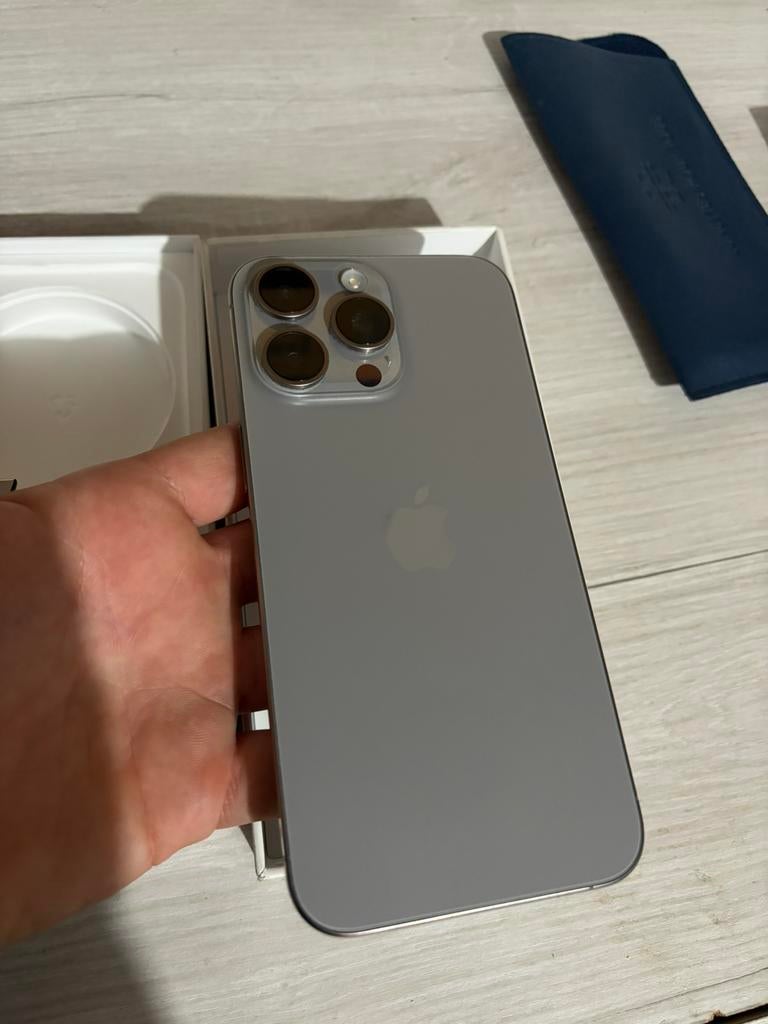 iPhone 15 Pro Max - 256 Go Titane Naturel État Exceptionnel, Télécoms, Téléphonie mobile | Apple iPhone, Comme neuf, iPhone 15