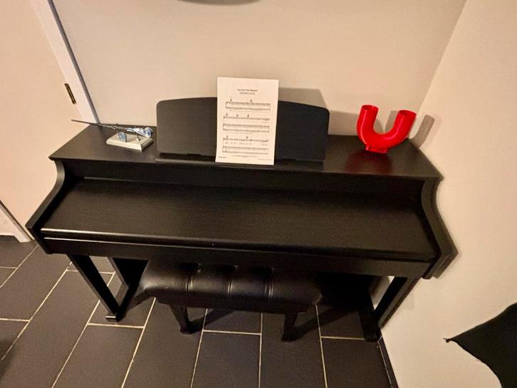 Elektronische buffetpiano thomann dp95, Muziek en Instrumenten, Piano's, Zo goed als nieuw, Piano, Zwart, Digitaal, Ophalen