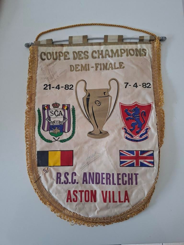 Fanion Vintage SC Anderlecht – Banderin Pennant Wimpel – Club Belge
