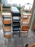 Suite de 12 chaises BAUMANN série K, Maison & Meubles, Chaises, Enlèvement ou Envoi, Bleu, Une