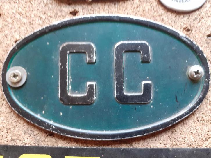 Taksplaat Corps Consulair groene kleur, Verzamelen, Overige Verzamelen, Gebruikt, Ophalen of Verzenden