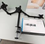 Neomounts FPMA-D550D3BLACK Monitorarm drie 3 schermen 10-27", Ophalen of Verzenden, Nieuw