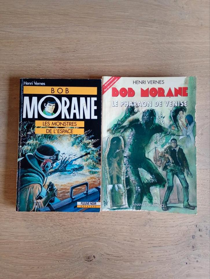 Lot Bob Morane Monstres de l'espace Pharaon de Venise, Boeken, Avontuur en Actie, Gelezen, Ophalen of Verzenden