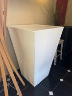 Statafel wit plastic binnen/buiten 4x, Ophalen, Gebruikt