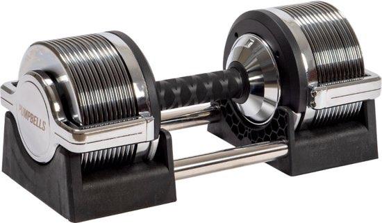 PUMPBELLS Verstelbare dumbells - 3kg t/m 32kg, Ophalen, Zo goed als nieuw, Rug, Dumbbell