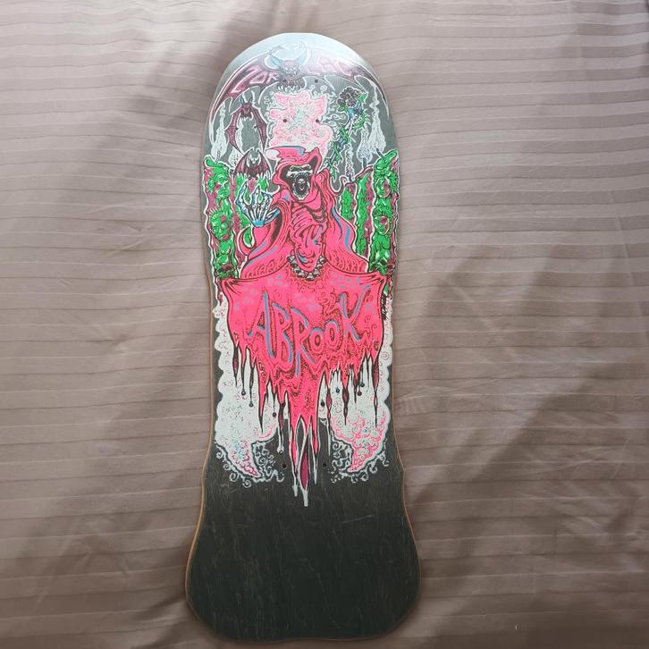NOS original Zorlac Abrook Ghoul, with rare pink demon., Sport en Fitness, Skateboarden, Nieuw, Skateboard, Ophalen of Verzenden