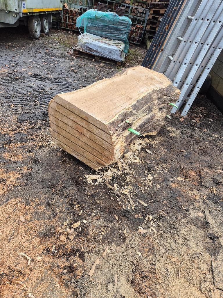 schaaldelen eik, Ophalen