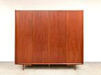 Vintage mid-century teak kleerkast VanPelt 1960's, Huis en Inrichting, Kasten | Kleerkasten, Gebruikt, 200 cm of meer, 150 tot 200 cm