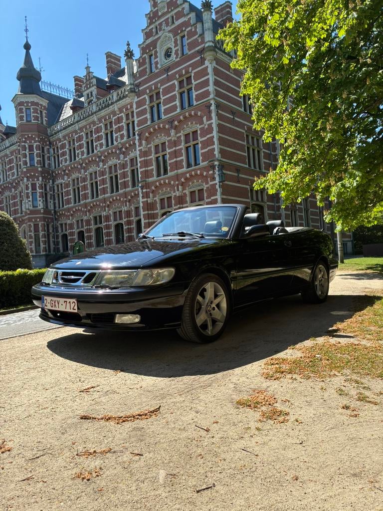 Saab 9-3 turbo cabrio 108 k!, Auto's, Leder, Handgeschakeld, Particulier, Te koop