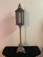 lampe lanterne vintage en laiton 130cm H, Antiquités & Art, Enlèvement