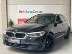 BMW 520DAs Autom. Sport Pano-LED-Memory-Acc-CAM-HeadUp-BTW., Autos, BMW, Cuir, Entreprise, Entretenue par le concessionnaire, Noir