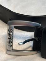 Magnifique ceinture noire avec boucle argentée Jeans, 95 à 105 cm, Comme neuf, Enlèvement, Ceinture