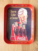 Coca-Cola petit plateau en métal motifs vintage, Ophalen of Verzenden, Zo goed als nieuw, Gebruiksvoorwerp