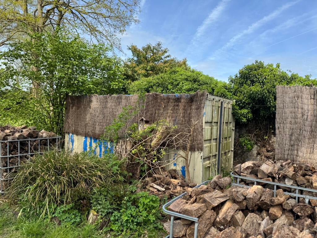 20ft container, geïsoleerd., Doe-het-zelf en Bouw, Containers, Ophalen