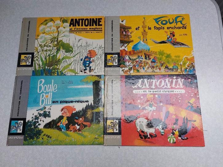 Set van 4 stuks BD Carousel Collection, Boeken, Stripverhalen, Gelezen, Ophalen of Verzenden