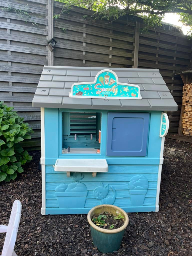 Speelhuisje ijssalon, Ophalen, Gebruikt