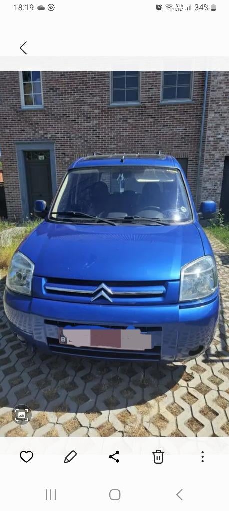 Citroën Berlingo essence 1.6 L ️, Autos, Citroën, Particulier, Berlingo, ABS, Caméra de recul, Airbags, Air conditionné, Bluetooth