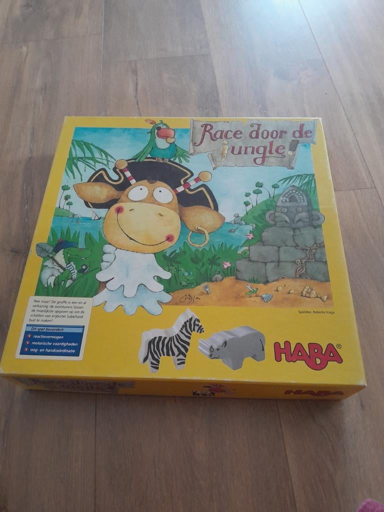 Gezelschapsspel Haba ' race door de jungle', Ophalen