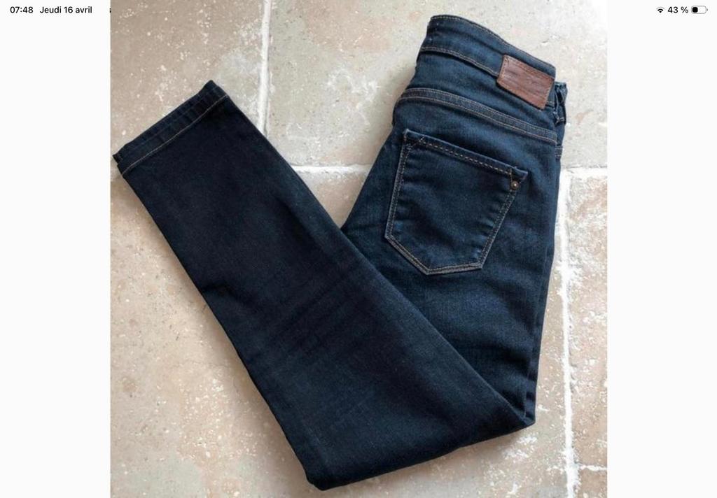 Jeans zara femme, Enlèvement, Comme neuf, Bleu