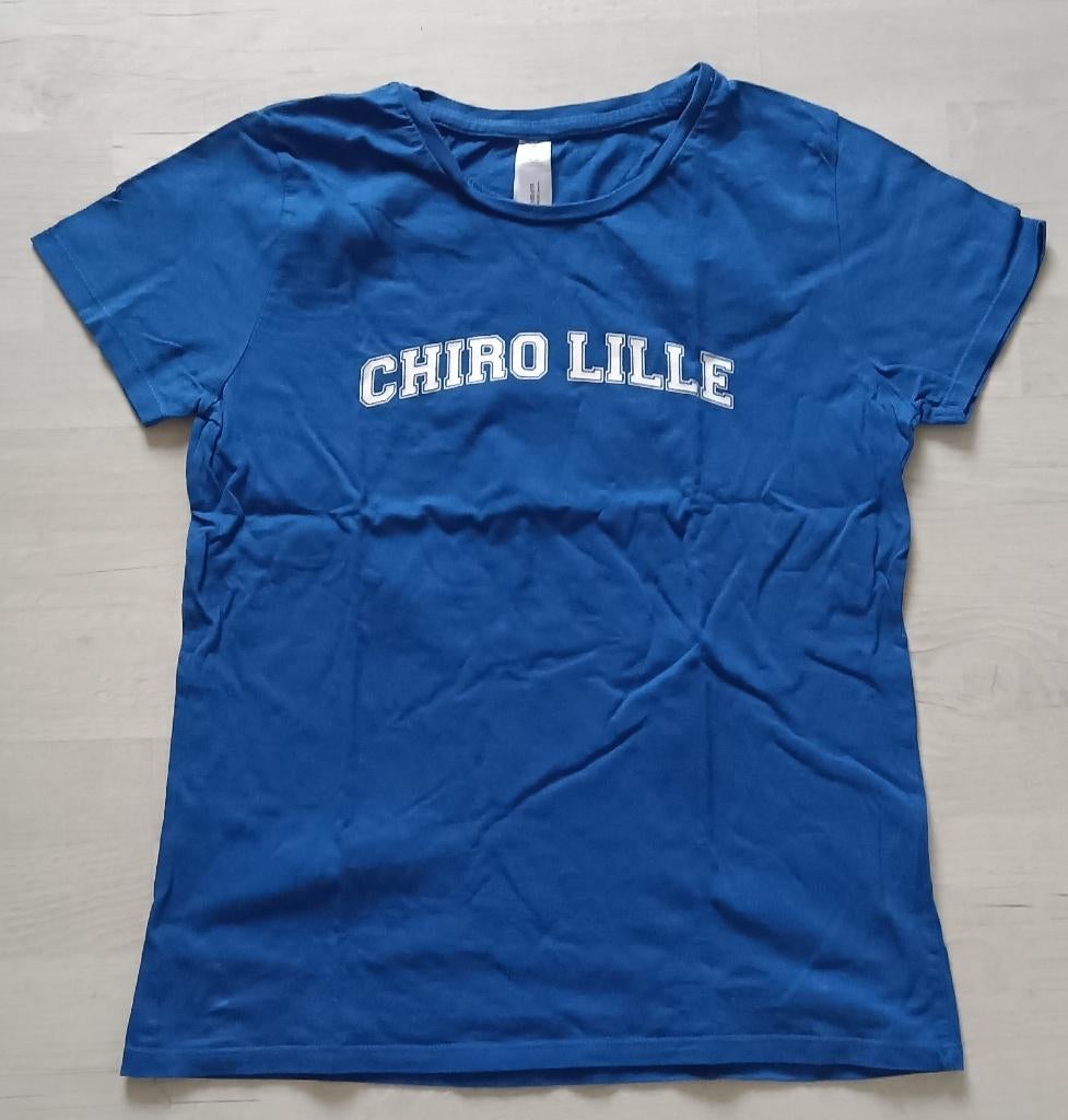 T-shirt Chiro Lille M, Maat 38/40 (M), Blauw, Ophalen of Verzenden, Korte mouw