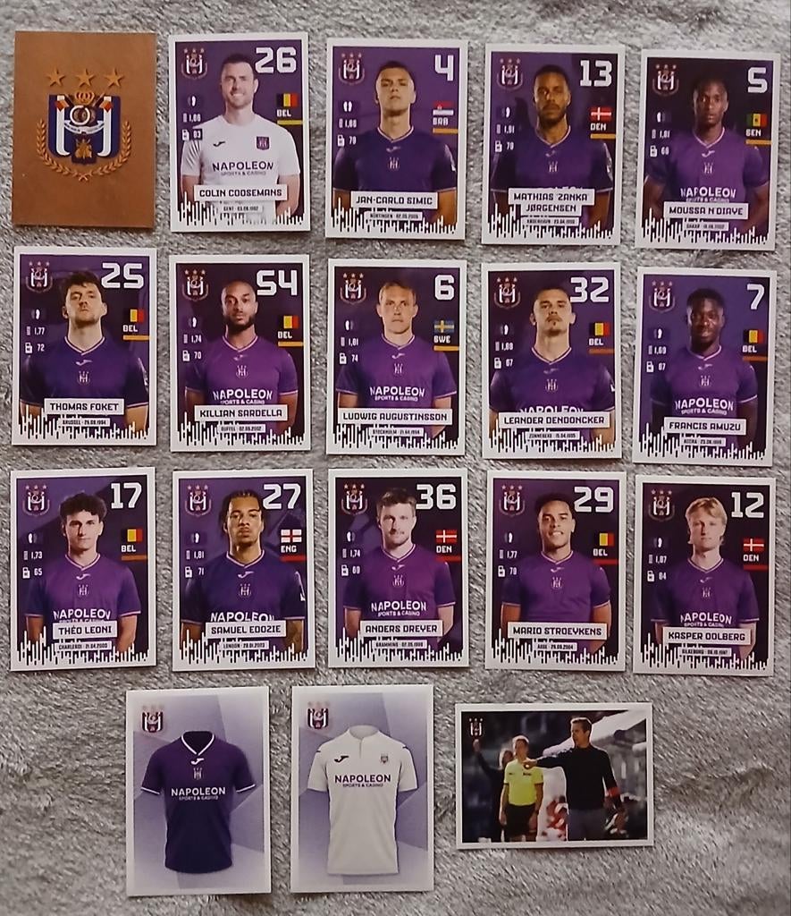 Panini Pro League 2024 - 2025 ( Anderlecht ), Enlèvement ou Envoi, Neuf
