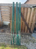 Koopje,6 Heras hekwerk palen mooi gebruikt., Ophalen, Gebruikt