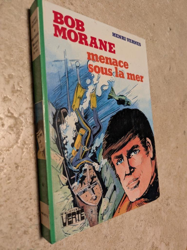 Bob Morane (Menace sous la mer)., Verzenden, Gelezen, H. Vernes.