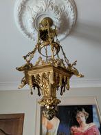 Antieke koperen luster, Ophalen