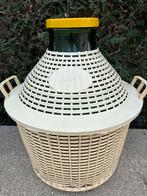 Dame-jeanne (ou tourie) goulot large 25 litres avec panier, Enlèvement, Utilisé