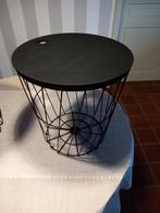 Bijzettafeltje, Huis en Inrichting, Ophalen, Minder dan 45 cm, Metaal of Aluminium, Rond