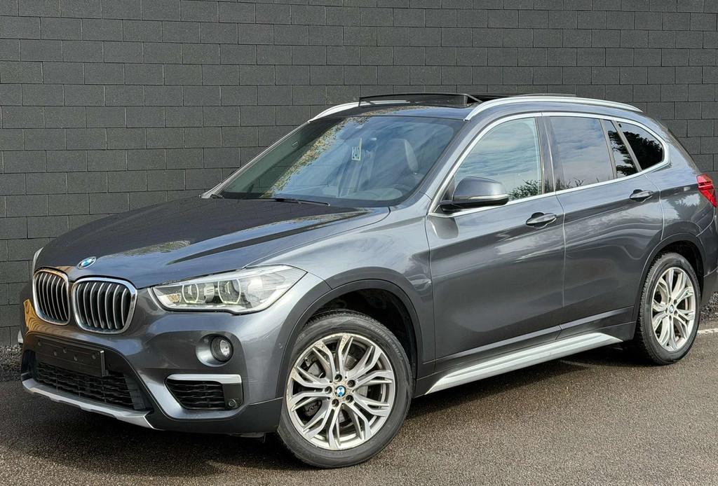 BMW X1 2.0 dA sDrive18+BOITE AUTO+NAVI+TOIT OUVR+CUIR+SIEG C, Argent ou Gris, Achat, Euro 6, Entreprise