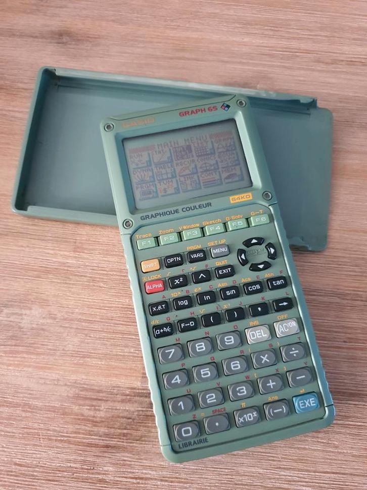 Vintage casio graph 65, Divers, Calculatrices, Calculatrices graphique, Enlèvement