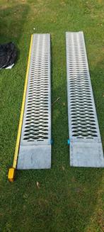 Aluminium oprijplaten – set 2 – auto/machine/remork top, Ophalen