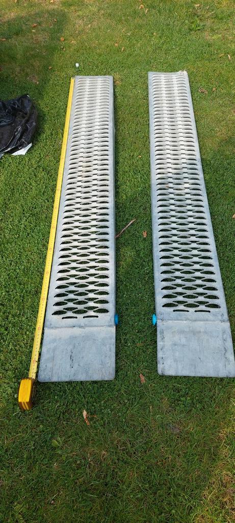 Rampes en aluminium - set 2 - porte-voiture/machine/frein, Autos : Divers, Accessoires de voiture, Enlèvement