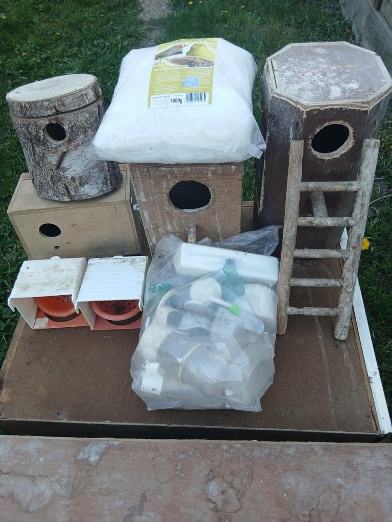 Matriaal voor vogels, Dieren en Toebehoren, Vogels | Hokken en Kooien, Ophalen, Gebruikt, Overige materialen, Overige typen