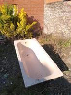 GRATIS - lichtroze metalen ligbad, Ophalen, Gebruikt, Met bad