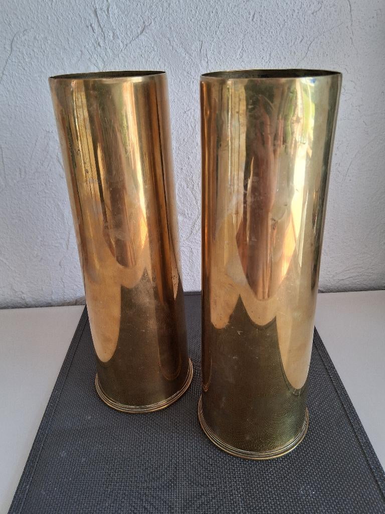 OBUSSEN 2 X WW1, Verzamelen, Ophalen of Verzenden