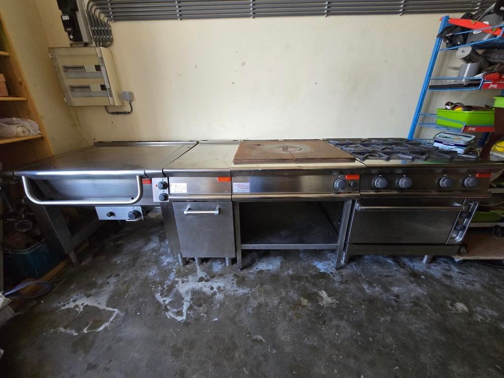 LOBRY Pro kookset - gas - 4 elementen, Zakelijke goederen, Horeca | Keukenapparatuur, Ophalen