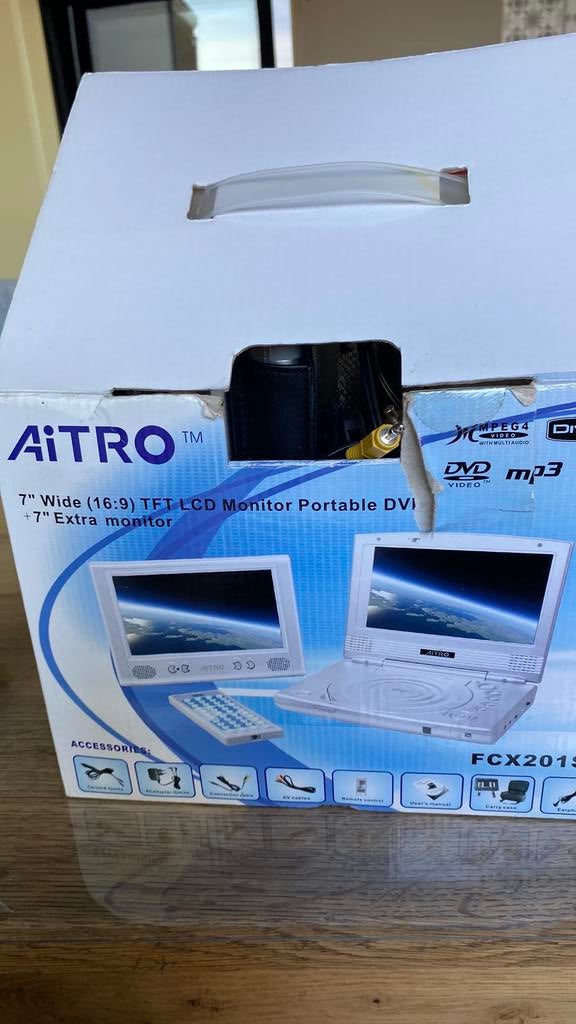 2 DVD portable de voiture, TV, Hi-fi & Vidéo, Lecteurs DVD, Enlèvement ou Envoi, Comme neuf, Portable