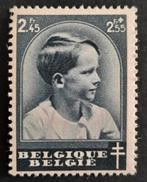 België: OBP 446 ** Dag van de postzegel 1937., Koninklijk huis, Orginele gom, Ophalen of Verzenden, Zonder stempel