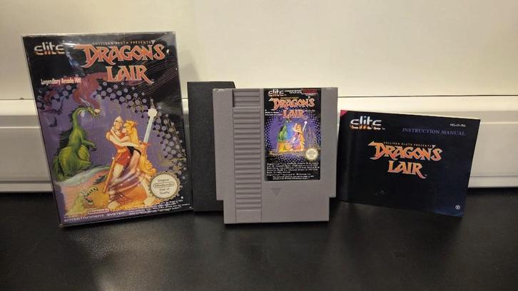 Dragon's Lair NES CIB, Games en Spelcomputers, Games | Nintendo NES, Gebruikt, Overige genres, 1 speler, Vanaf 3 jaar, Ophalen of Verzenden