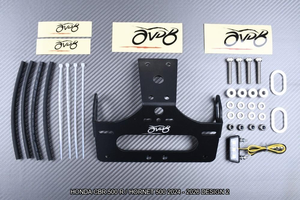 Support de plaque Court HONDA CBR 500 R HORNET 500 2024 2026, Motos, Enlèvement ou Envoi, Neuf