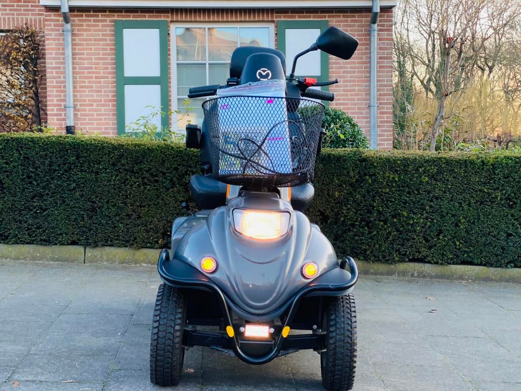 Mini crosser Scootmobiel 4wiel alle tranen invalide scooter, Diversen, Ophalen of Verzenden, Inklapbaar, Zo goed als nieuw, Elektrische rolstoel