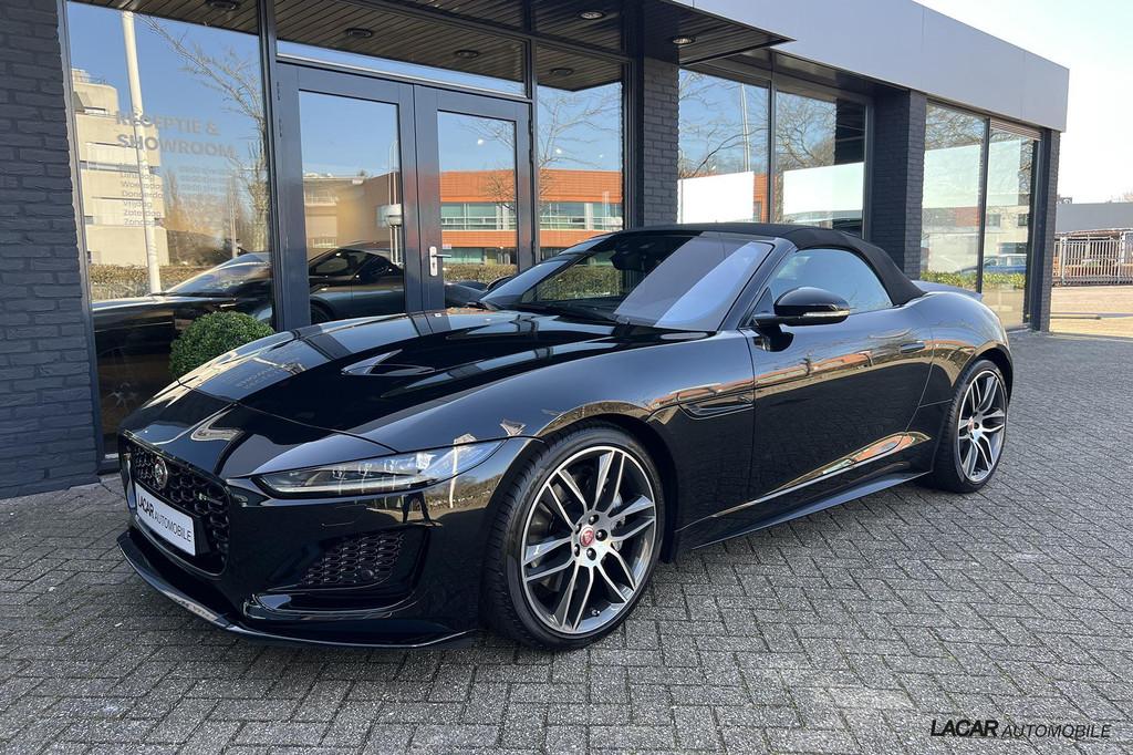 Jaguar F-type P300 RWD First Edition, Auto's, Jaguar, Automaat, Achterwielaandrijving, Cabriolet, Zwart