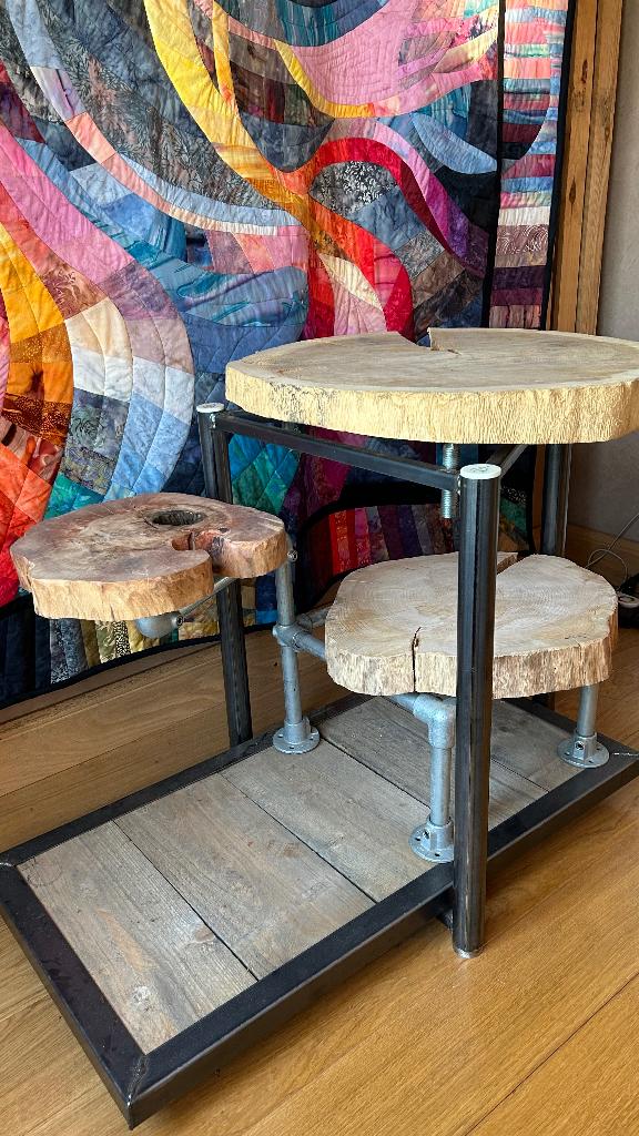 Hifi rek - muziek kast - modern - mooi audio meubel, Huis en Inrichting, Ophalen, Zo goed als nieuw