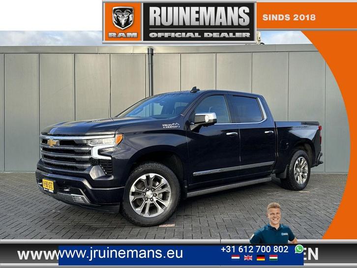 Chevrolet Silverado 6.2 V8 High Country LPG / Virtual Cockpi, Autos, Chevrolet, Autres modèles, 4x4, Phares directionnels, Régulateur de distance