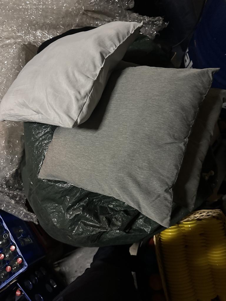 tuinkussens, Ophalen, Gebruikt