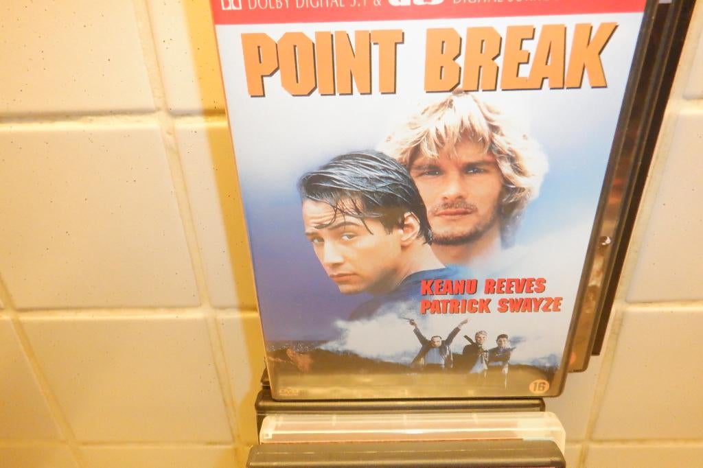DVD Point Break(Keanu Reeves & Patrick Swayze), Cd's en Dvd's, Vanaf 16 jaar, Ophalen of Verzenden, Zo goed als nieuw, Actie