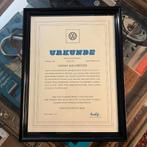 VW NOS certificaat 100.000KM URKUNDE Split Ovaal Dickholmer, Ophalen of Verzenden, Zo goed als nieuw