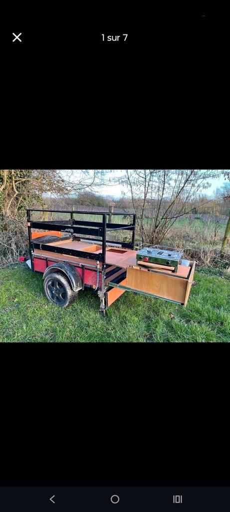 Remorque camping car, Caravanes & Camping, Chariots, Enlèvement